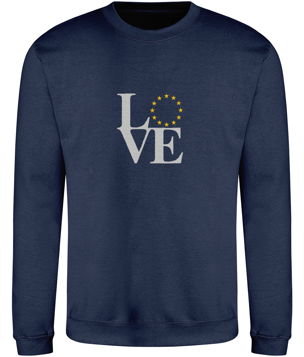 Love Europe sweatshirt oxford navy