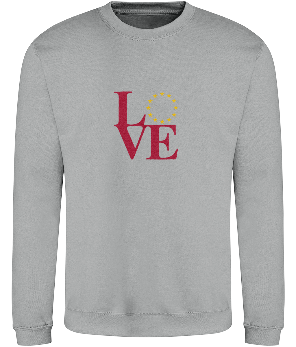 Love Europe sweatshirt heather grey