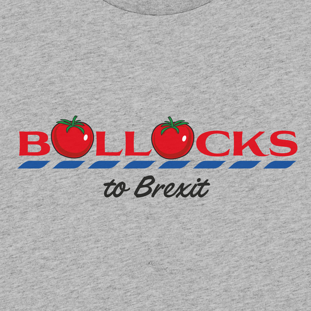 Bollocks To Brexit t-shirt heather grey