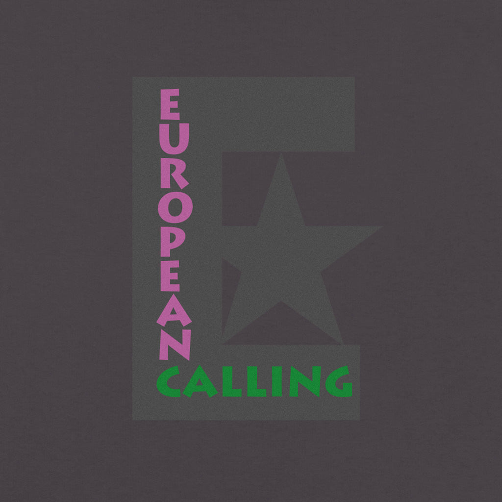 European Calling t-shirt dark heather grey