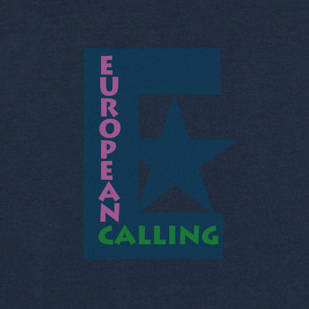 European Calling hoodie navy