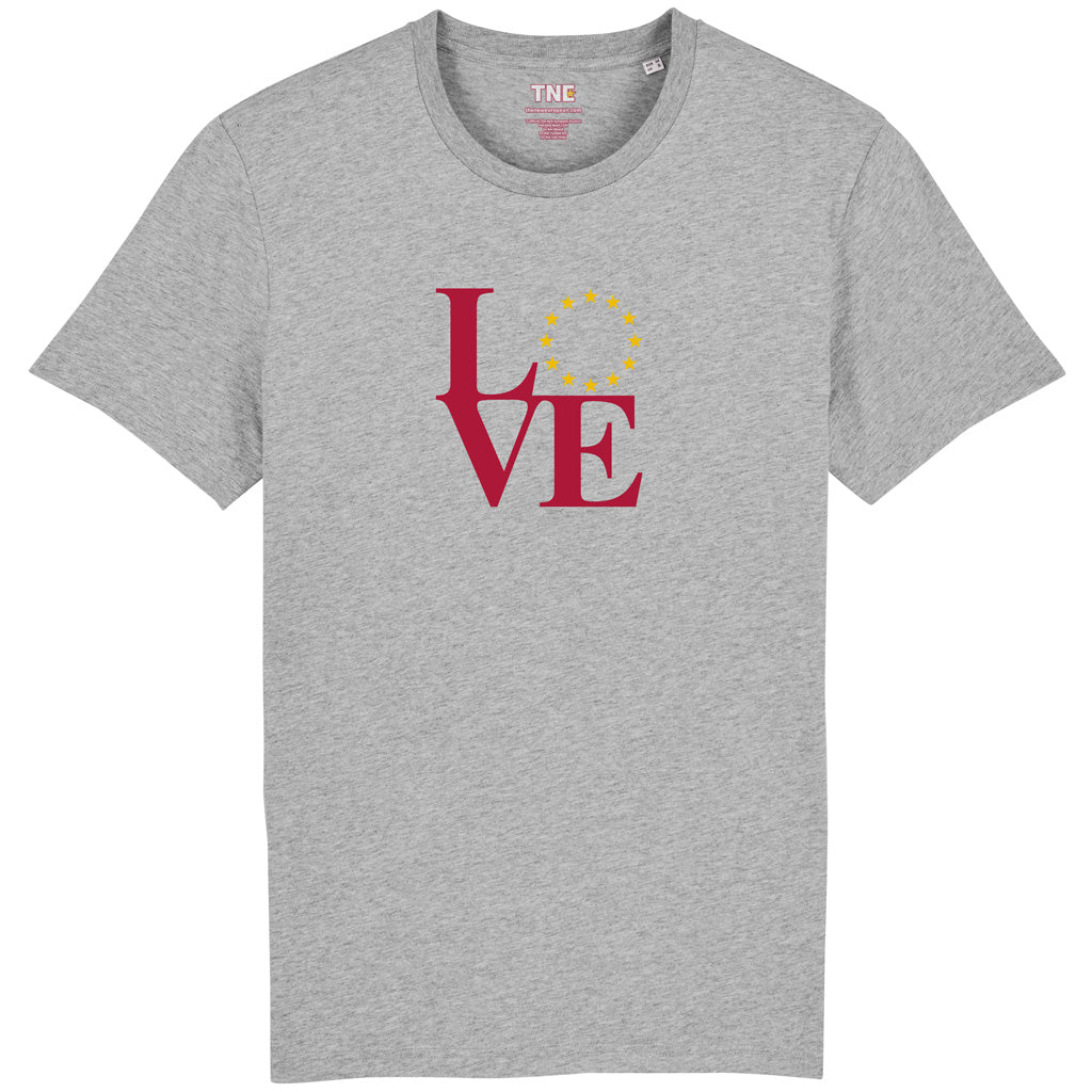 Love Europe t-shirt heather grey
