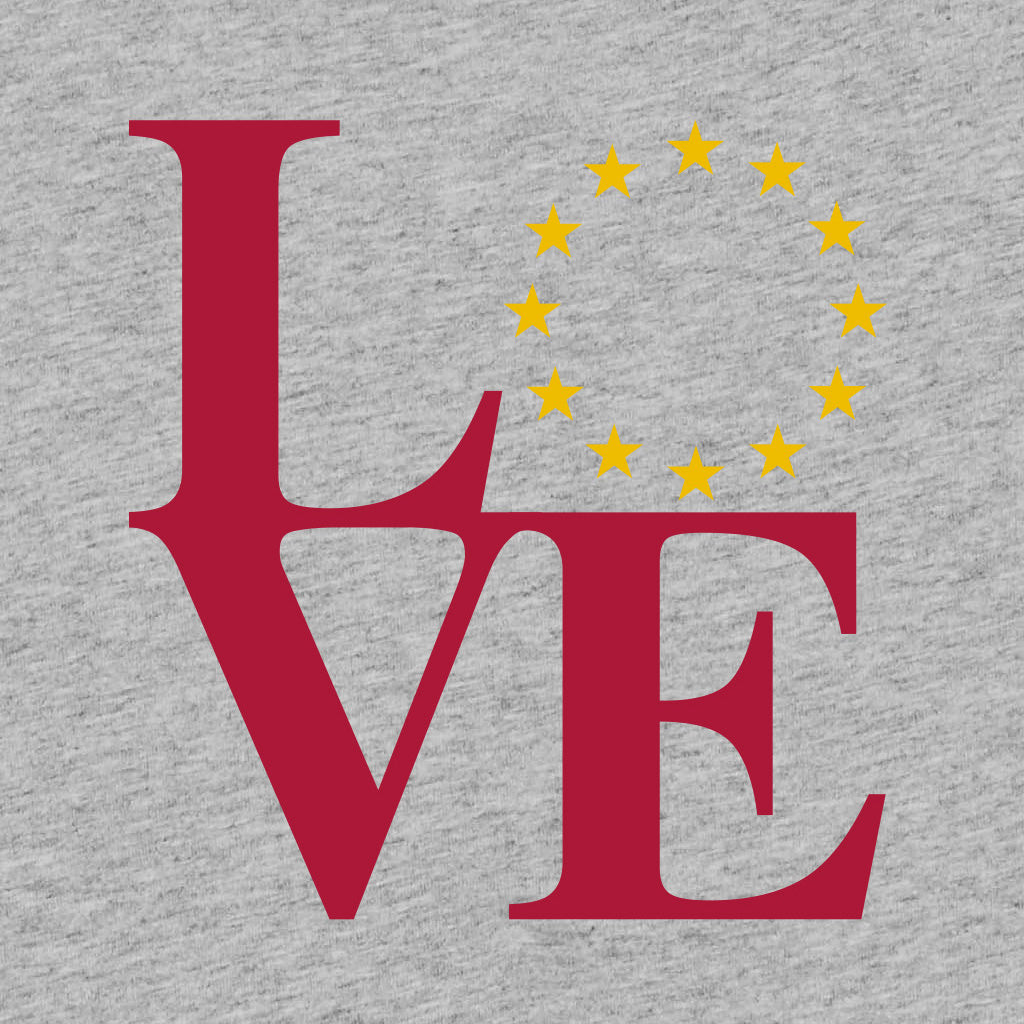 Love Europe sweatshirt heather grey