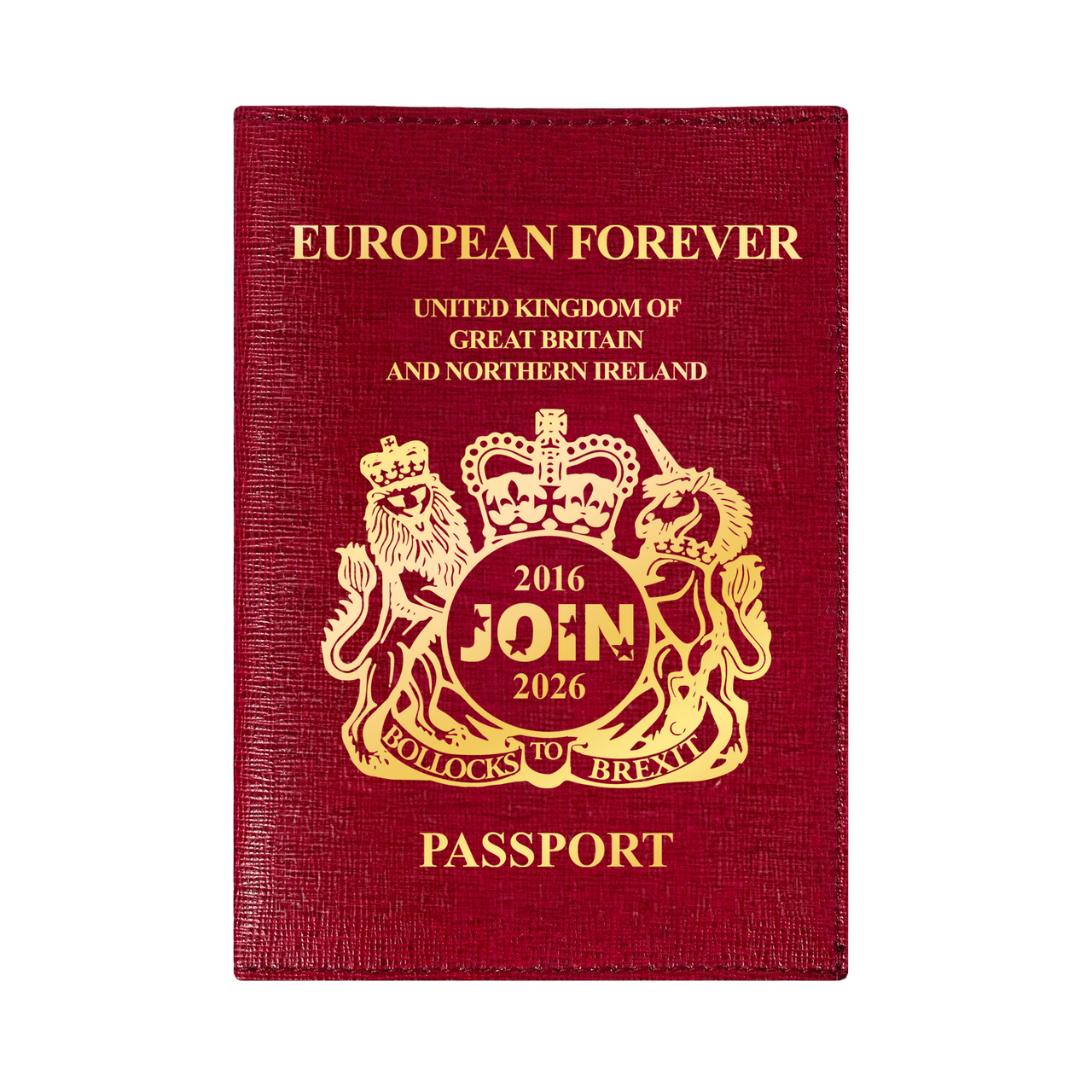 The 10th Anniversary Brexit Passport Cover - FREE P&P