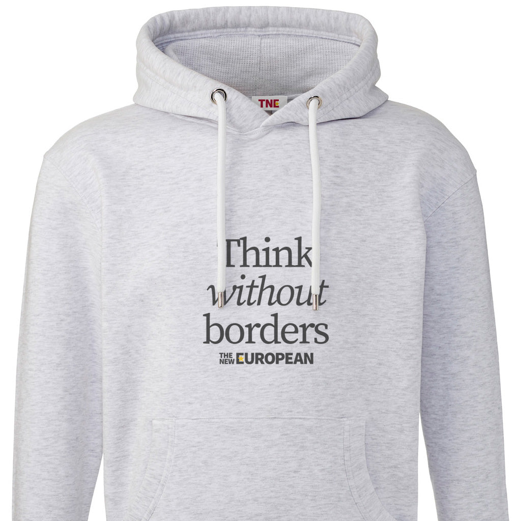 TNE Think Without Borders hoodie ash grey