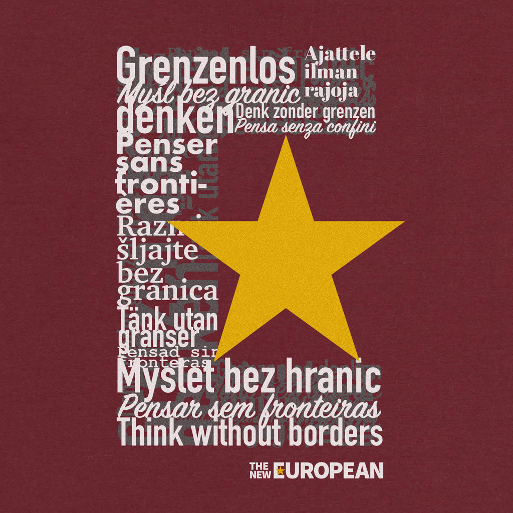 TNE Translation sweatshirt burgundy