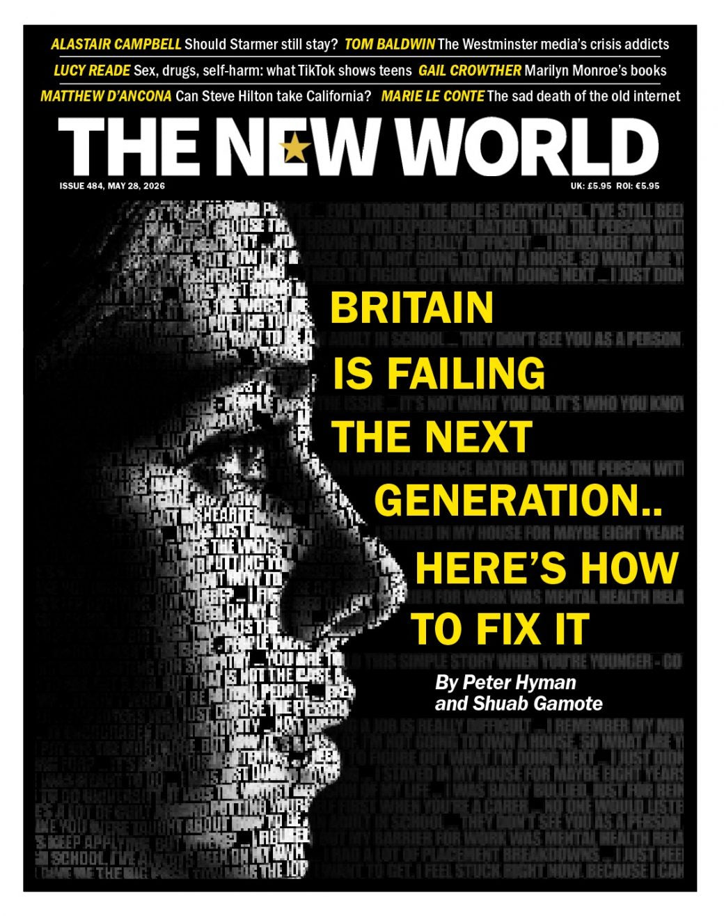 Print Edition 484 - Britain is failing the next generation