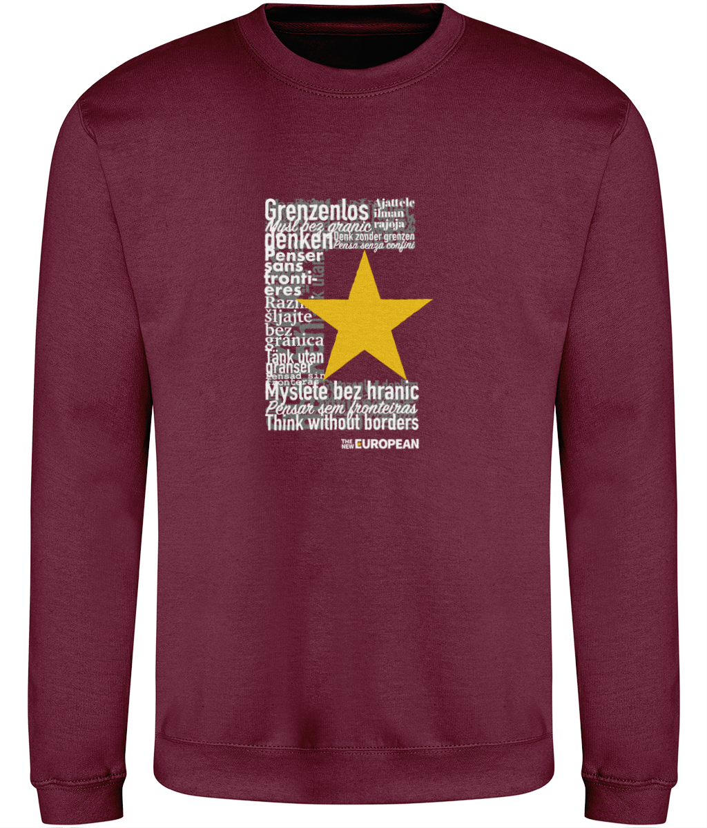 TNE Translation sweatshirt burgundy