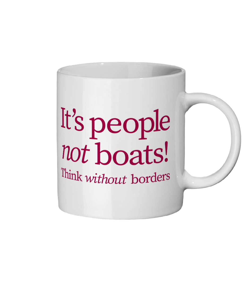 It's people not boats! mug - FREE UK delivery